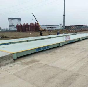 周口市禎泰高科材料公司3X18米2臺(tái)200噸地磅案例